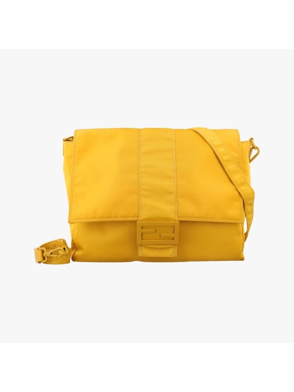 Fendi Bucket Messenger Yellow Nylon